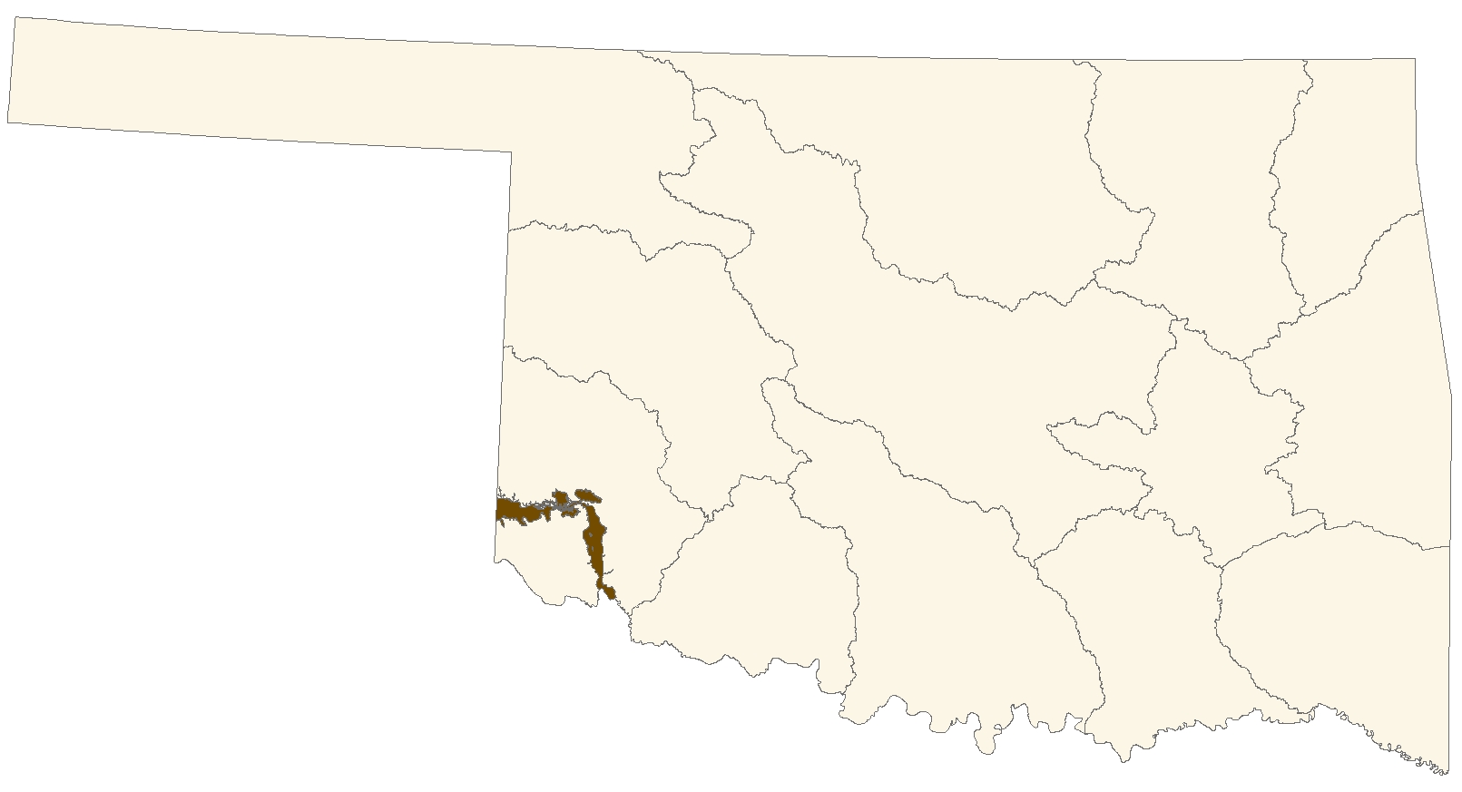 Salt Fork Red River Aquifer Map
